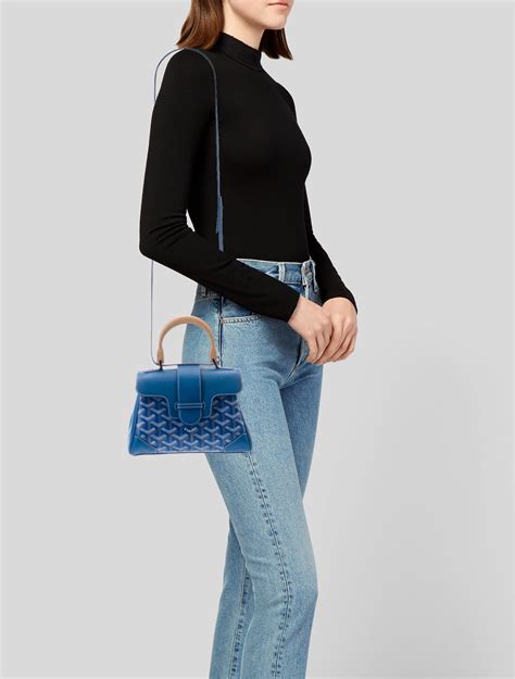 goyard saigon mini blue|goyard saigon pm bag price.